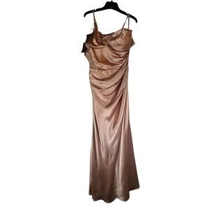 Sarah Danielle Size 18 Woman’s New Formal Gown Dusty Rose Style 5391